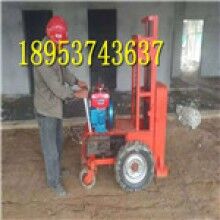 不開玩笑！自走式四輪鏈條打夯機 柴油夯錘機