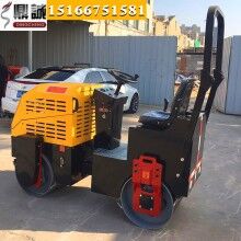 大獎百分中！雙鋼輪座駕式壓路機 1噸全液壓小碾子 溝槽壓實機